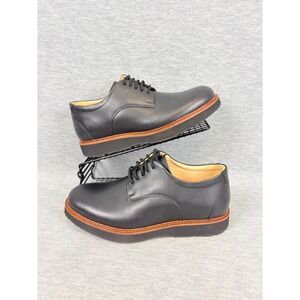 Samuel Hubbard Rainy Day Founder Oxford Mens 8.5 W Black Leather Derby Shoes